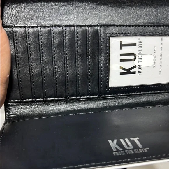 Kut from the Kloth Black and White Wallet Sleek Design - Picture 5 of 5